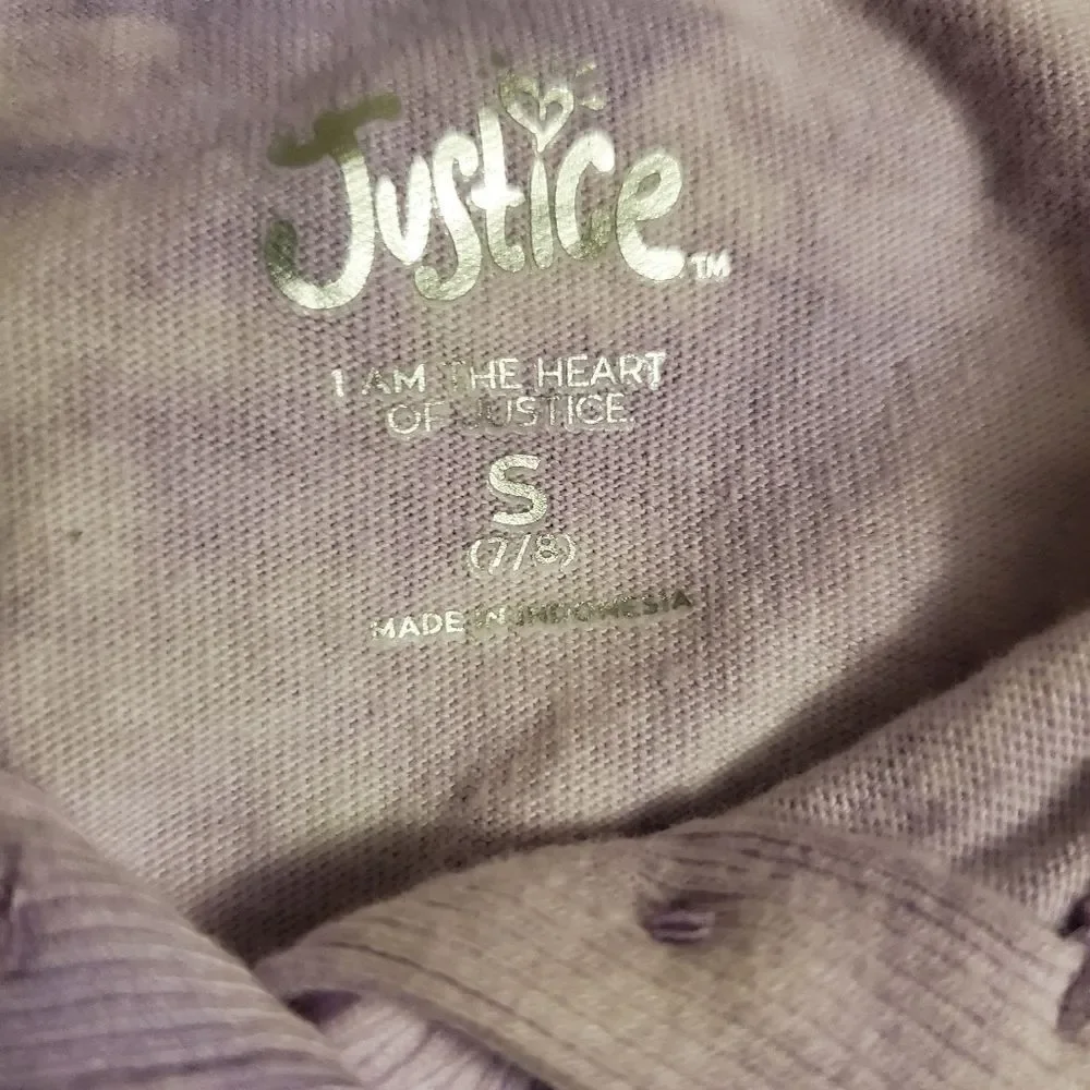 Brand new Justice crop polo